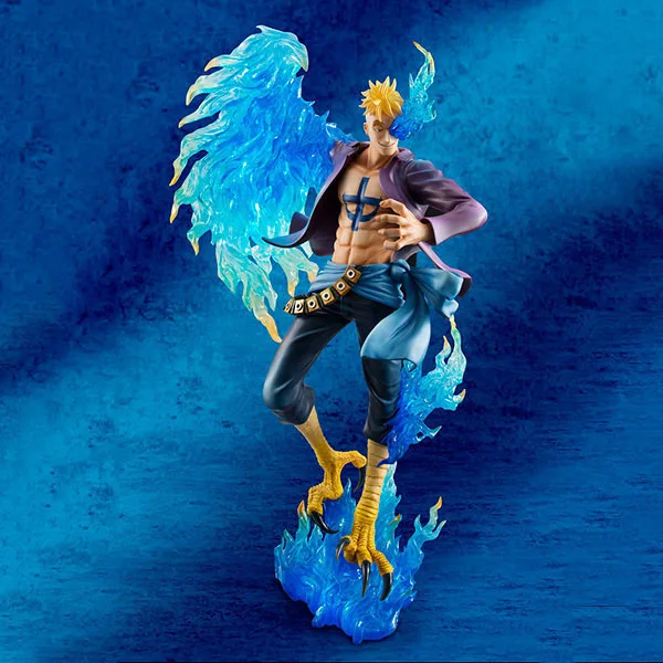 

One Piece Marco Phoenix P.O.P PVC Action Figure Toys Dolls Gifts for Children 28CM