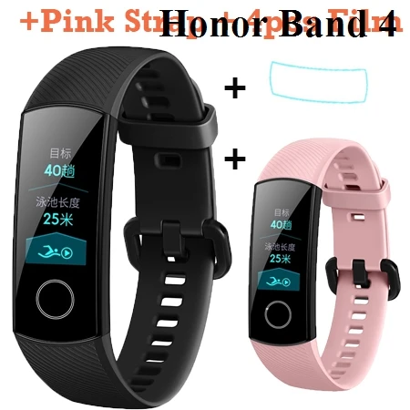 Умный Браслет Huawei Honor Band 5, Оксиметр кислорода в крови, Honor Band 4, сенсорный экран, пульсометр, Кнопка сна, глобальная версия - Цвет: Package 7