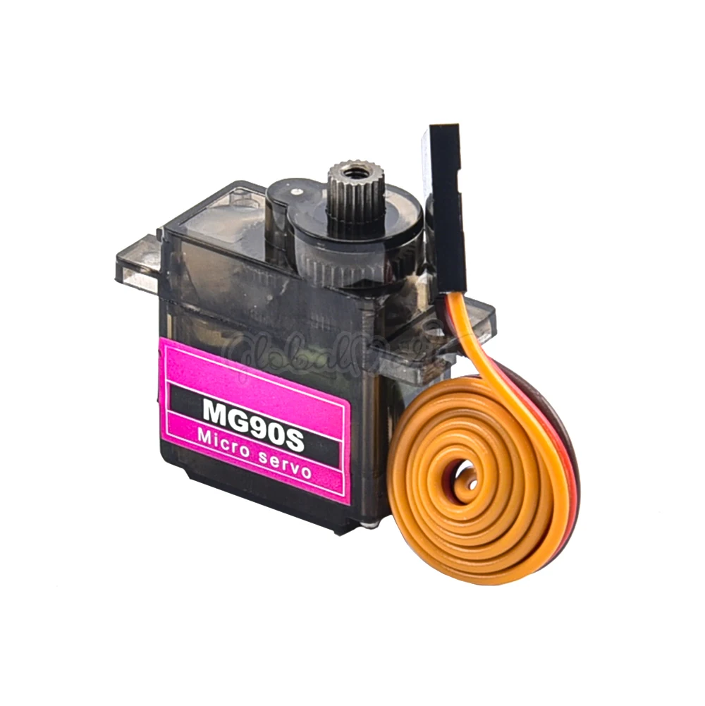 MG90S 9g Metal Gear Mini RC Servo Upgraded SG90 Micro Servos for Smart Vehicle Helicopter Boat Car Trex 450 | Игрушки и хобби