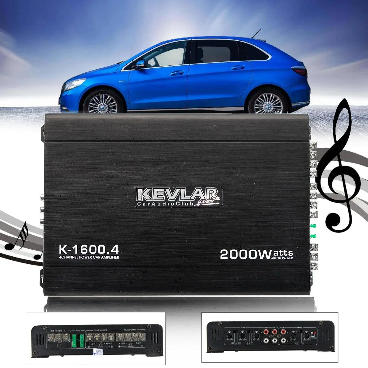 

DC 12V 2000 Watt 4-Channel Car Amplifier Audio Stereo Bass Speaker Car Audio Amplifiers Subwoofer Car Audio Amplifiers