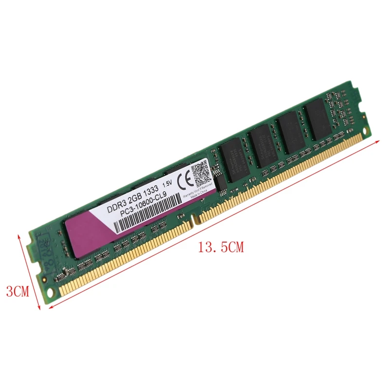 DDR3 Ram PC3 1 5 V Настольный ПК Память 240 контактов для высокой совместимости (2 ГБ 133 Гц