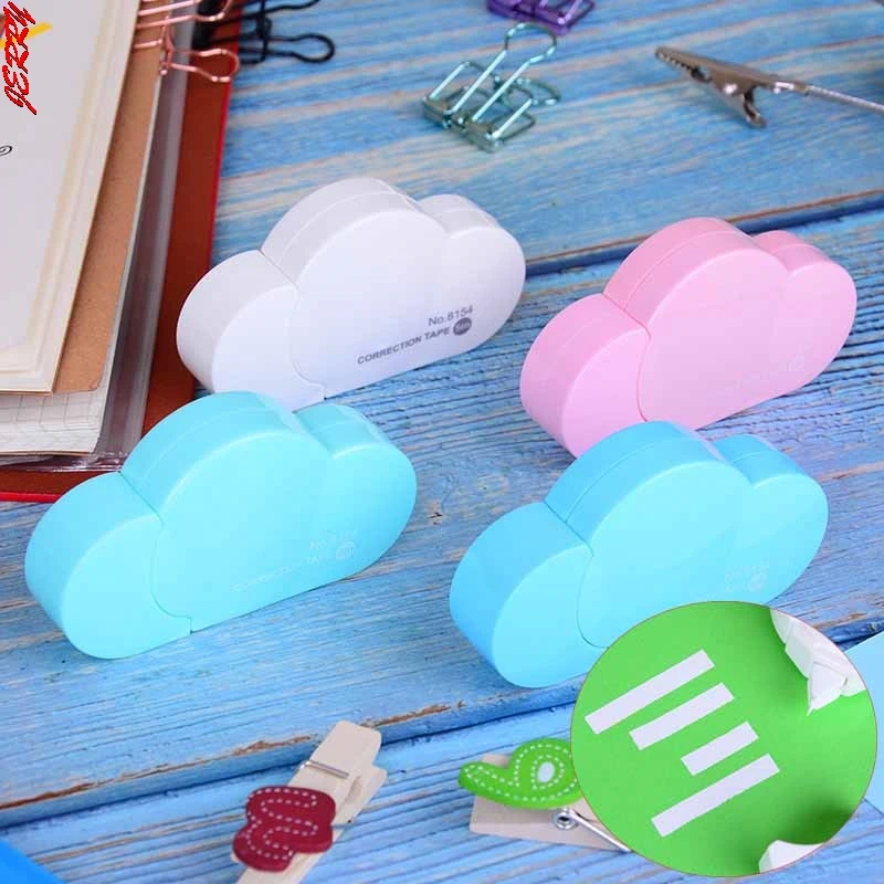 

5M Cartoon Candy Color Cloud Correction Tape School Supplies Stationery Store Correction Tape Children's Creativity