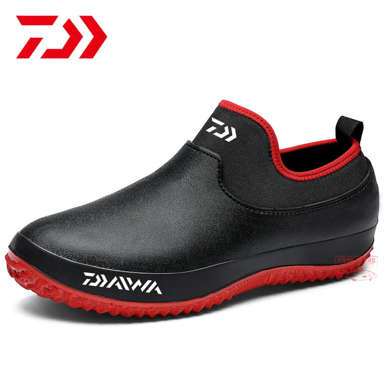 

Рыболовные ботинки Daiwa, зимние Бархатные Теплые водонепроницаемые Нескользящие ботинки из натурального каучука для мужчин и женщин, Улична...