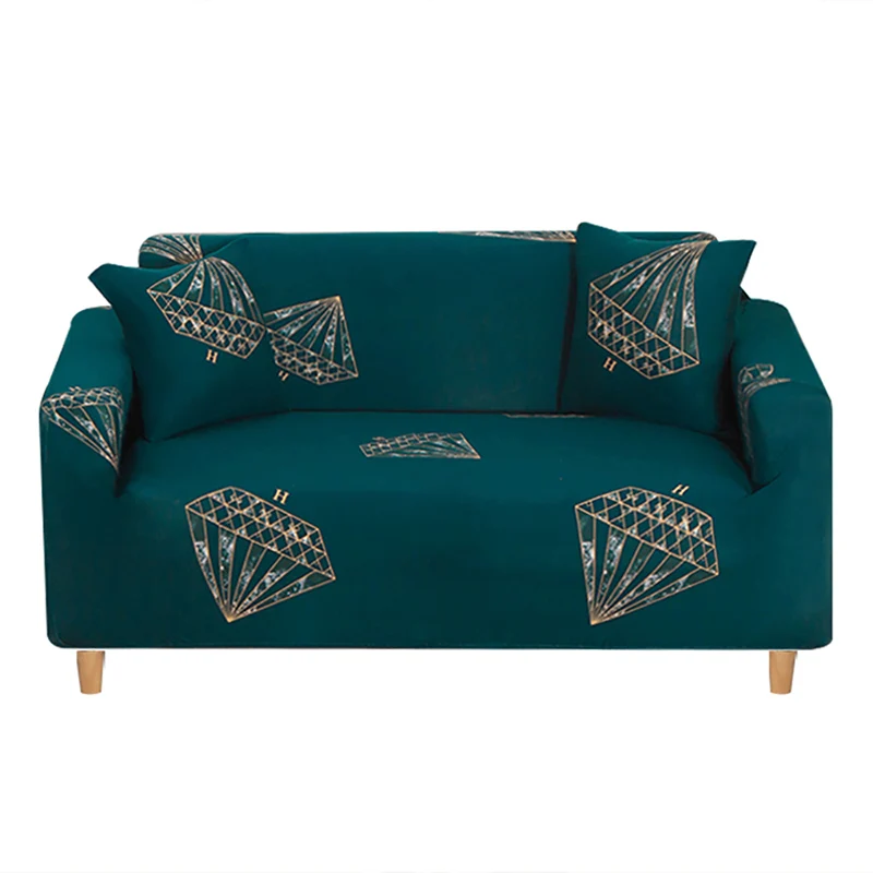 

Складной чехол для дивана с геометрическим рисунком, чехлы из спандекса для кровати, двухместные Чехлы для гостиной с геометрическим принт...