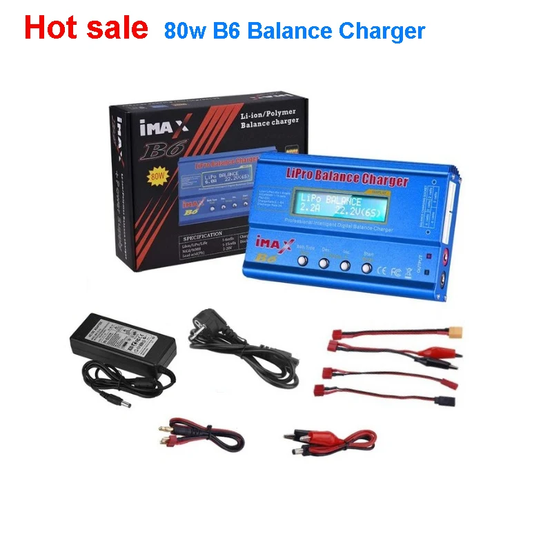 Балансирующее зарядное устройство iMax B6 80 Вт 6 А модель Li-Po/Li-Fe/Ni-MH/Li-lon/Ni-Cd/PB с