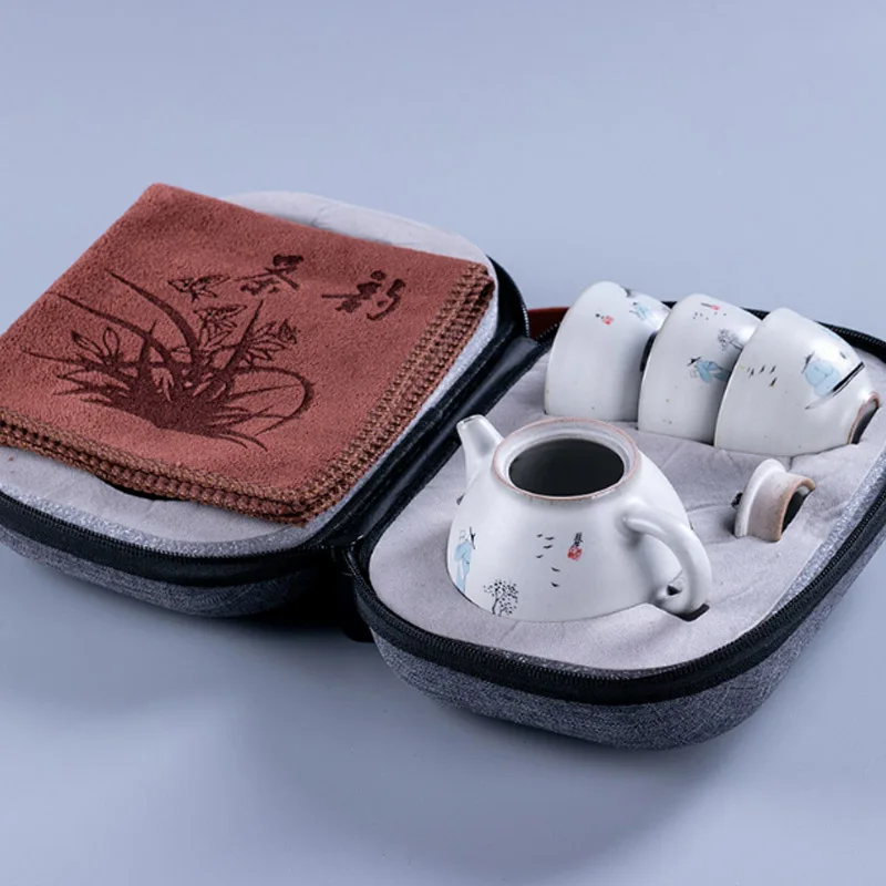 Китайский Традиционный Чайный набор кунг-фу украшение для путешествия печи Агат