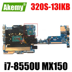 akemy for lenovo 320s 13ikb 320s 13 laptop motherboard 1701a_05_01 v13 320s 13 cpu i7 8550u gpu 2gb mx150 8gb ram tested testing free global shipping