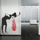 Виниловая наклейка Love Sick By Banksy, альтернативные настенные художественные наклейки для спальни, гостиной, декор для игровой комнаты, фрески для интерьера, 4468