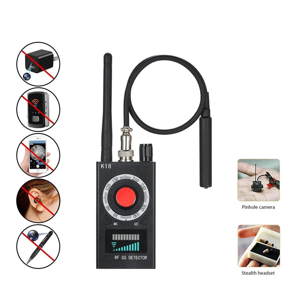 

89 K18 Anti Candid Detector Camera Bug Mini Gadget Wiretapping Bug Jamming Machine Traffic Police Camera Jammer Signal Blocker