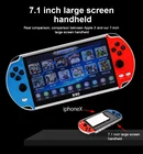 Новинка 7,1 дюймов X40 16 Гб для PS1 игровой плеер Max портативный мультимедийный плеер двойной рокер геймпад Ретро портативная игровая консоль для видео