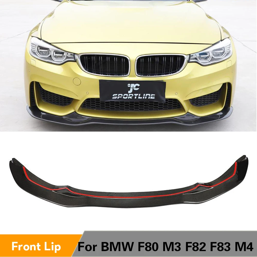 Передний бампер из углеродного волокна для BMW F80 M3 F82 F83 M4 2014 2018|Амортизаторы| |