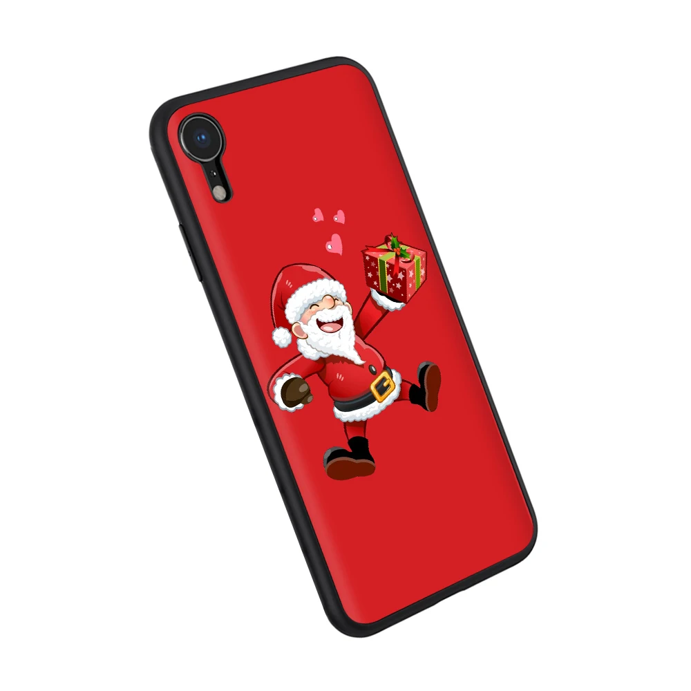 WEBBEDEPP Cartoon Santa Claus Christmas Soft Silicone Case for Apple iPhone 11 Pro XS Max XR X 8 7 6S 6 Plus 5 5S SE Back Shell | Мобильные