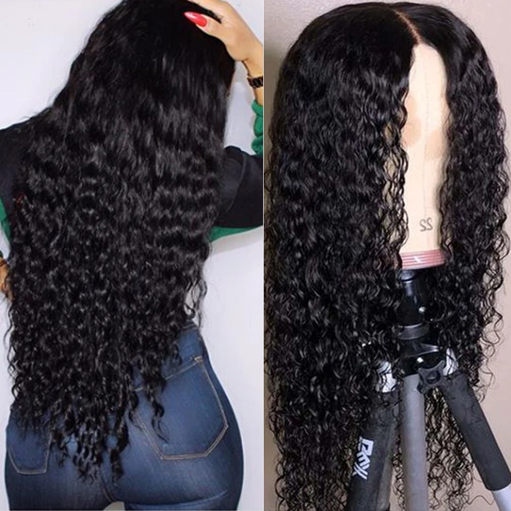 V образной КРЕПЕЖНОЙ ПЛАСТИНОЙ LS 13x4 Синтетические волосы на кружеве человеческих