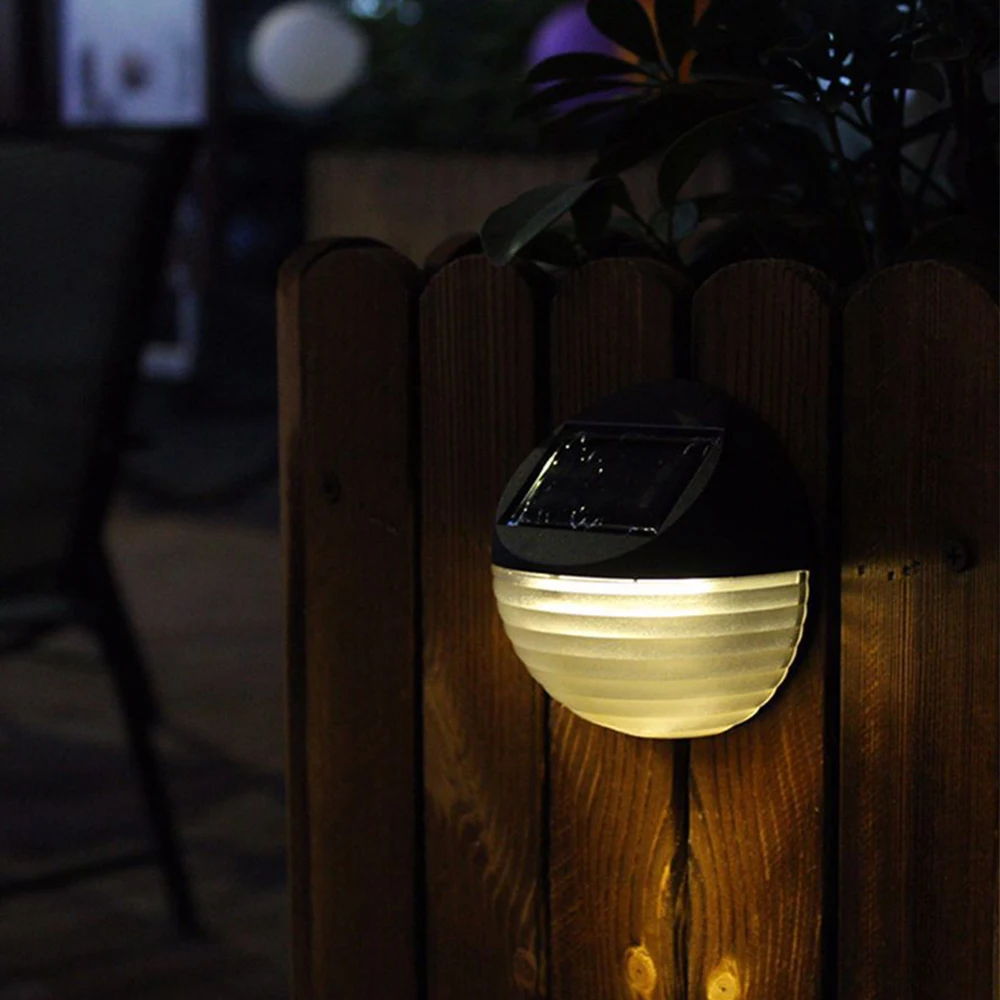 Светодиодный настенный светильник на солнечной батарее водонепроницаемый
