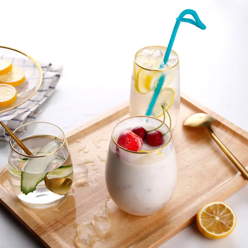 1/2/4 шт. бокалы для красного вина прозрачные многоразовые фруктового сока пива