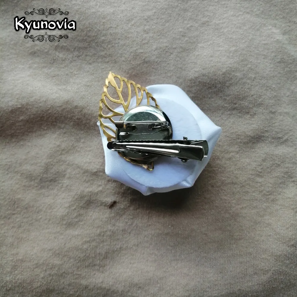 Kyunovia Женская Цветочная Брошь булавка цветные броши для цветов свитер пальто