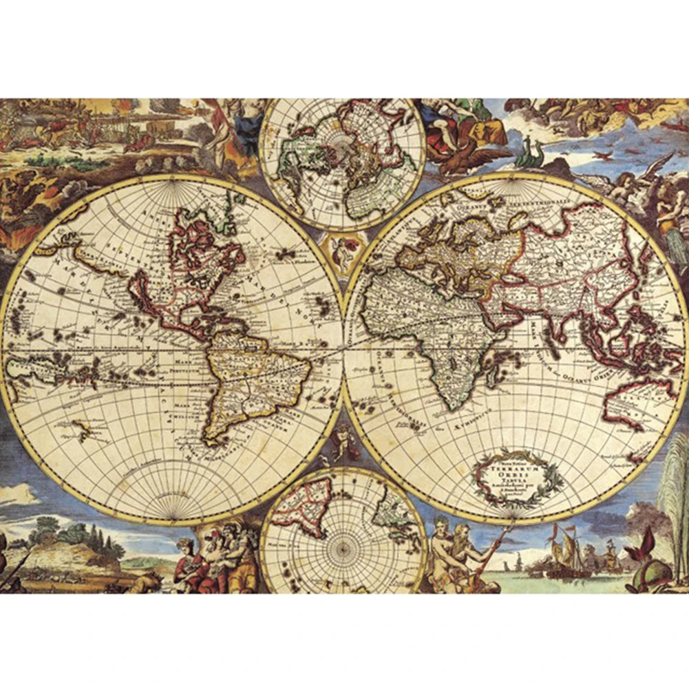 

Puzzle Adult Mini 1000 Pieces Jigsaw Decompression Game Toy Gift Home Decroation