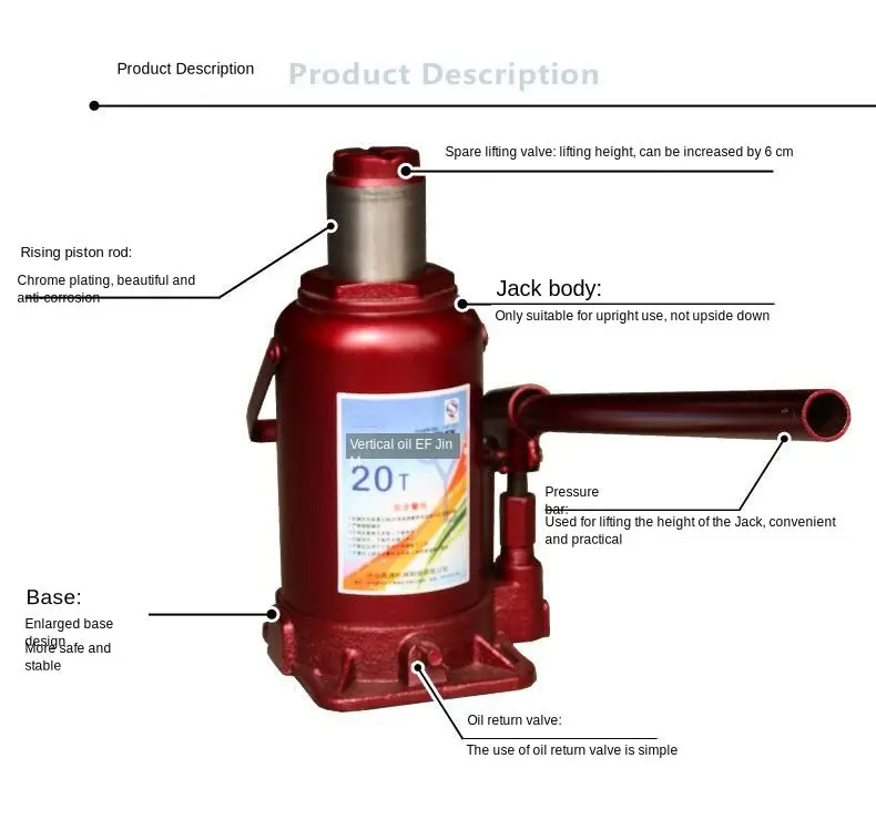 Гидравлический домкрат для внедорожников 3T-200T | Инструменты