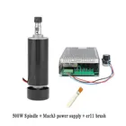 500 Вт Воздушный шпиндель er11 52 мм cnc Шпиндельный двигатель + Бесплатный патрон er11 + регулятор скорости питания для diy cnc