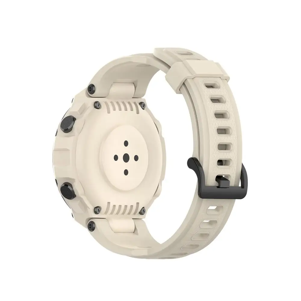 Ремешок силиконовый для Huami Amazfit T-Rex сменный Браслет смарт-часов Xiaomi T-REX Pro мягкий