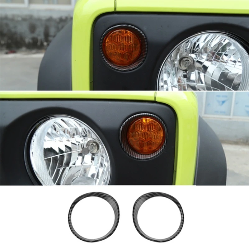 

Car Head Light Lamp Fog Lamp Light Shade Turning Lamp Warning Lamp Grille Guard Sticker Cover for Suzuki Jimny 2019 2020