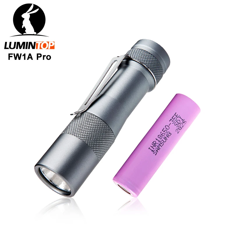 Lumintop FW1A Pro EDC LED Flashlight CREE XHP 50.2 3500LM 220 Meters Mini 18650 Flashlight by 18650 Battery for outdoor sports