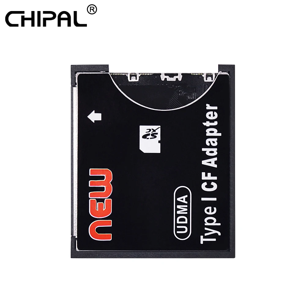 Адаптер CHIPAL SD на CF Micro SDXC SDHC к стандартной компактной вспышке тип I кардридер