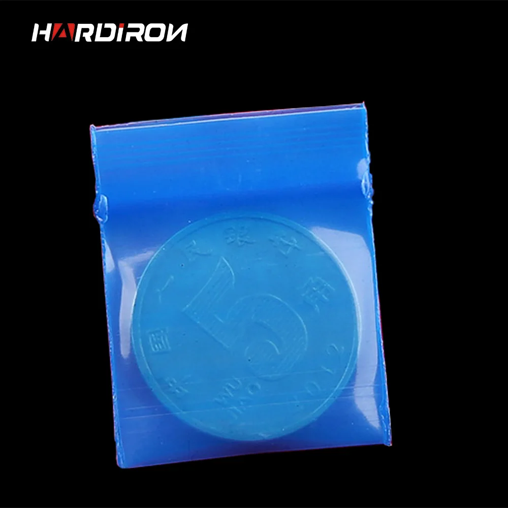 Маленькие синие цветные самозапечатывающиеся пакеты с застежкой-молнией HARDIRON