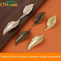 cthome creative 1 pc 32mm novelty leaves furniture handle cabinet knobs and handles drawer wardrobe door kitchen pulls hardware