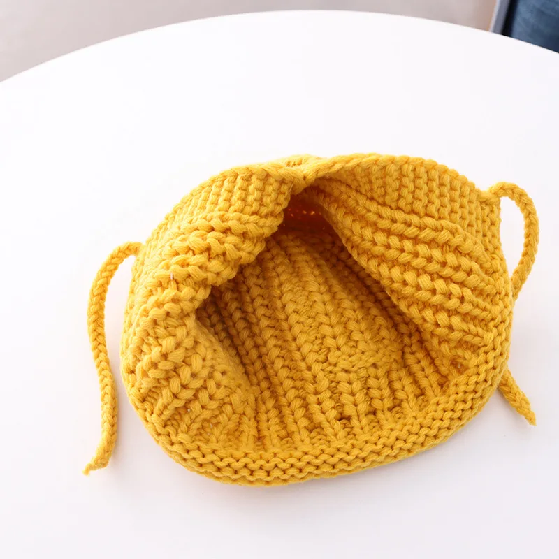 

Crochet Baby Cat Hat Cute Style Children's Knit Hat Baby Warm Hat With Earmuffs Earflap Hat Warm Ear Hat
