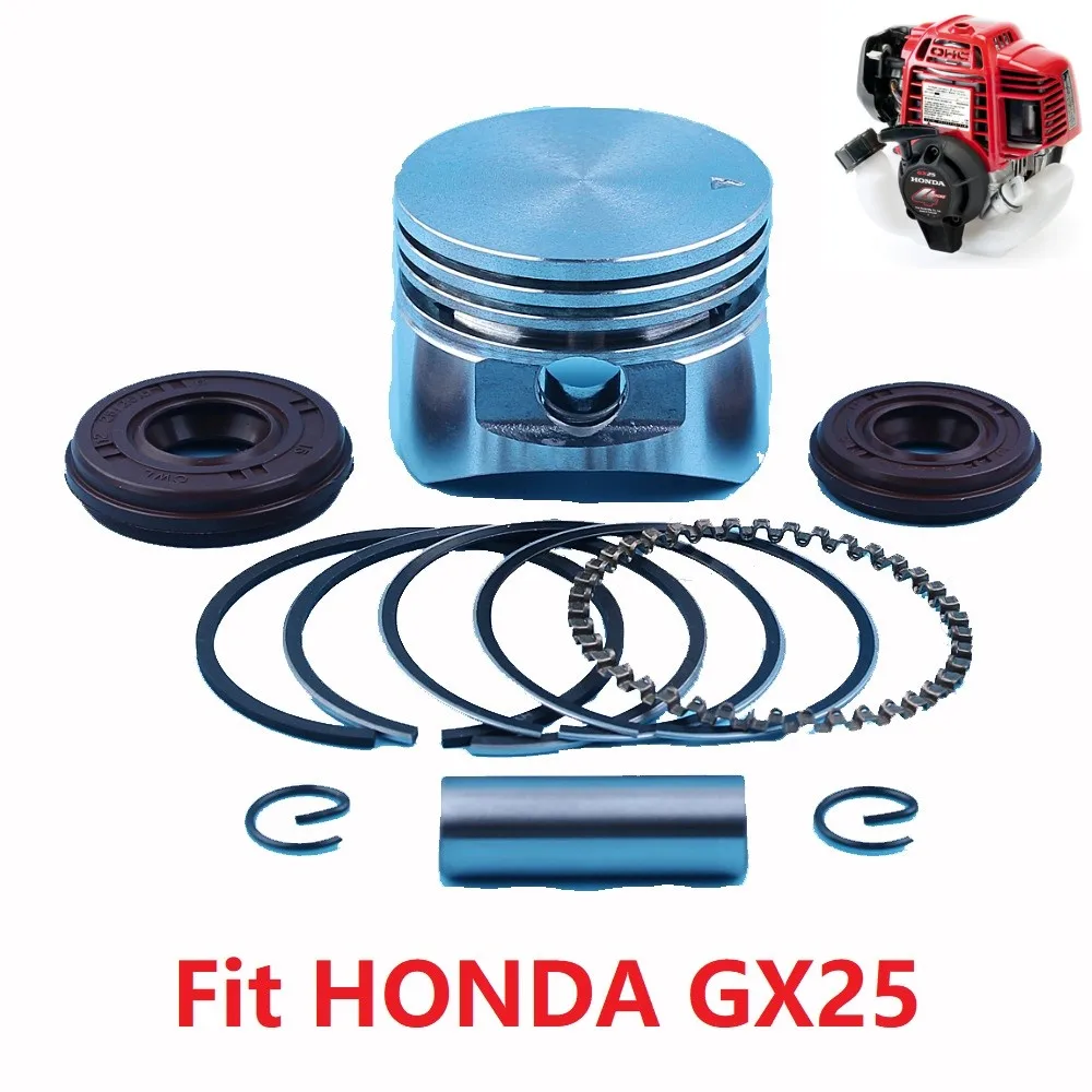 35mm Piston Rings & Crankshaft Oil Seal Fit HONDA GX25 GX25T GX25N GX25NT 25cc 4 Stroke Small Engine Gasoline Motor Brush Cutter |