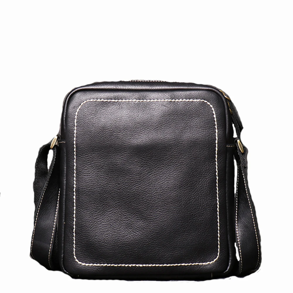 100% Top Genuine Leather TIGERTOWN Brand Cowhide Business Messenger Bag Men Portable Laptop Casual Purse Shoulder Casual Bags