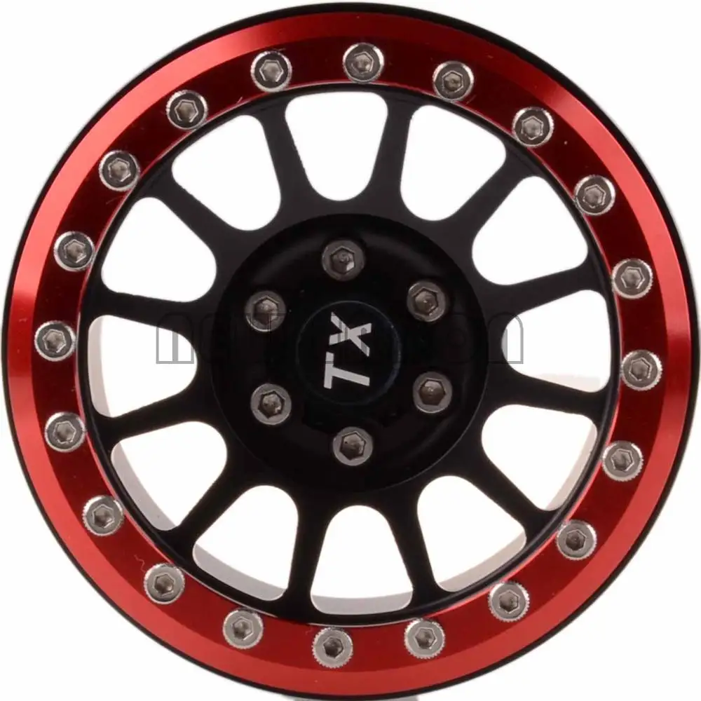 Новинка металлическая Ступица колеса ENRON 4P 2 дюйма 12 спиц ступица для Axial SCX10 II 90046