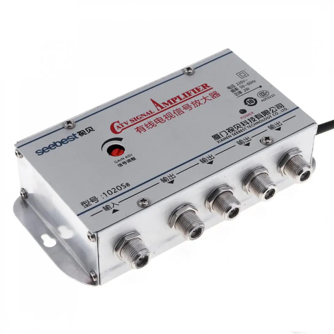 4 способа ТВ VCR CA кабель антенный усилитель сигнала сплиттер|Телевизионные