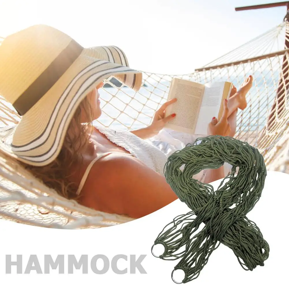 1 шт. нейлоновый гамак для путешествий кемпинга | Мебель