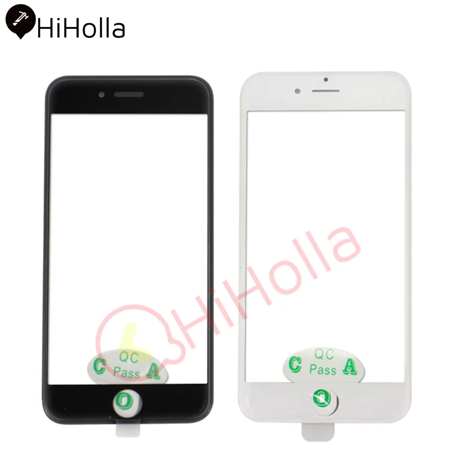

3 in 1 Front Glass With Frame+OCA For iPhone 5 5S 6 6S Plus 7 Plus 8 Plus XR Front Screen Outer Glass With Frame+OCA Glue