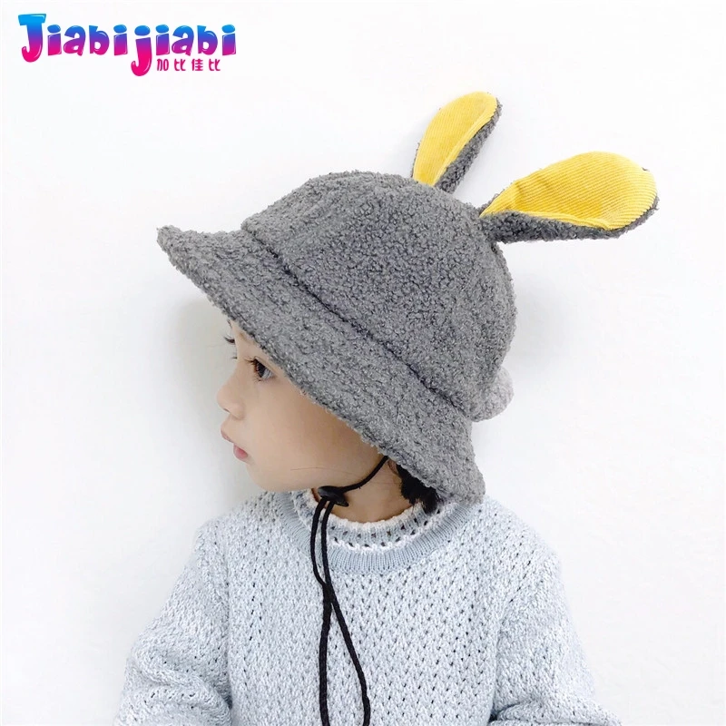 Шапка-ведро для маленьких мальчиков и девочек теплая зимняя шапка с плюшевой