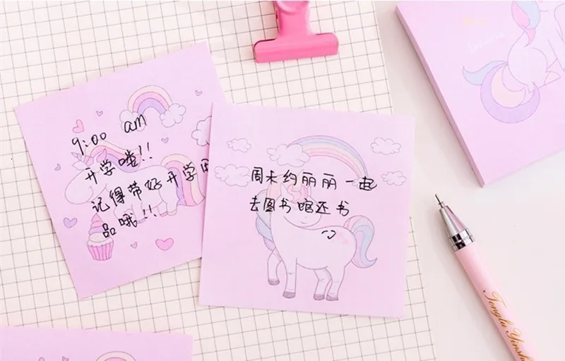Креативный планировщик Липкие заметки Kawaii мультфильм блокнот милый Скрапбукинг блокнот офисное украшение канцелярские принадлежности 02123
