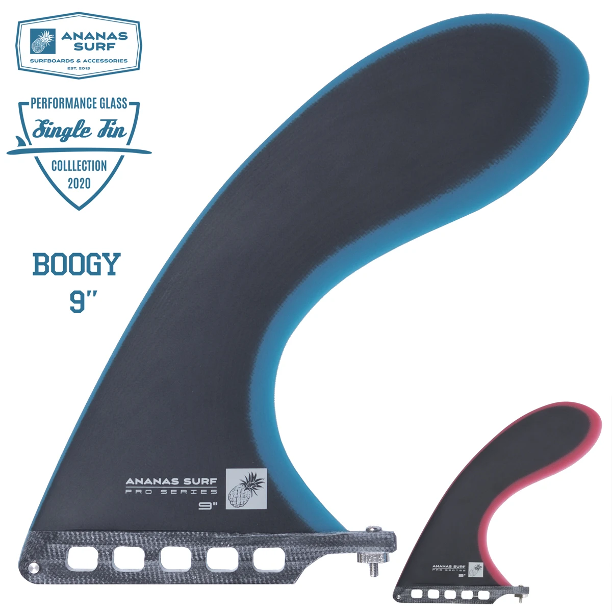 Ananas Surf Boogy сингл фин 9&quot для ноузрайдер серфинга плавник стекловолокно