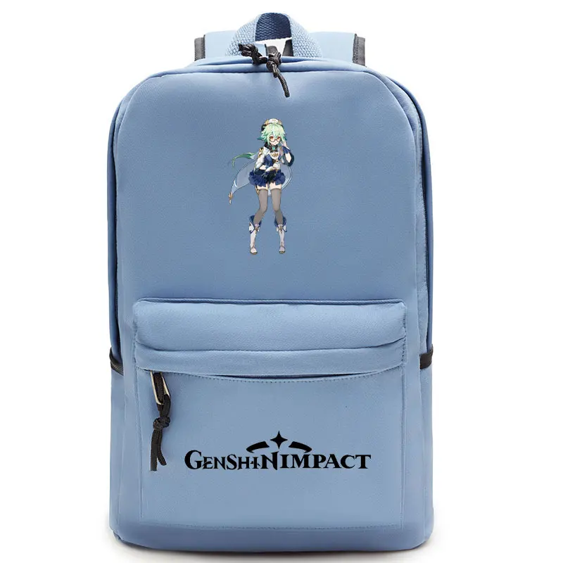 Genshin Impact Printed Backpack Boys Girls School Bag Teenager Backpacks Women Men Bookbag College Student Schoolbag on. Печатный рюкзак Genshin Impact для мальчиков и девочек, школьная сумка для подростков, женщин и мужчин, книжный рюкзак для колледжа, ш