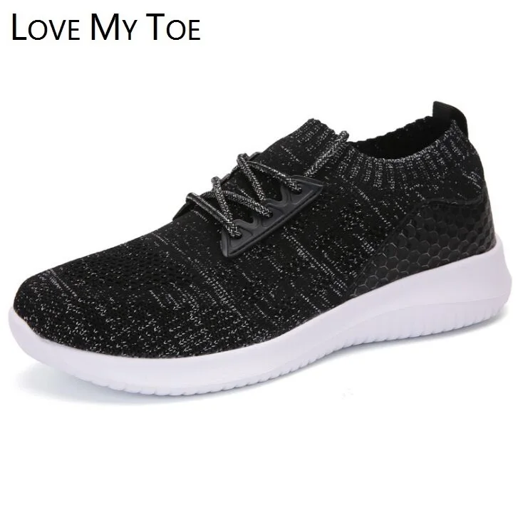 Женские сетчатые кроссовки дышащие спортивные на плоской платформе