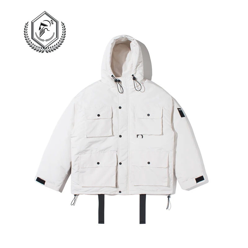 Golomise для мужчин модные Свободные Твердые сафари стиль тяжеловесная куртка