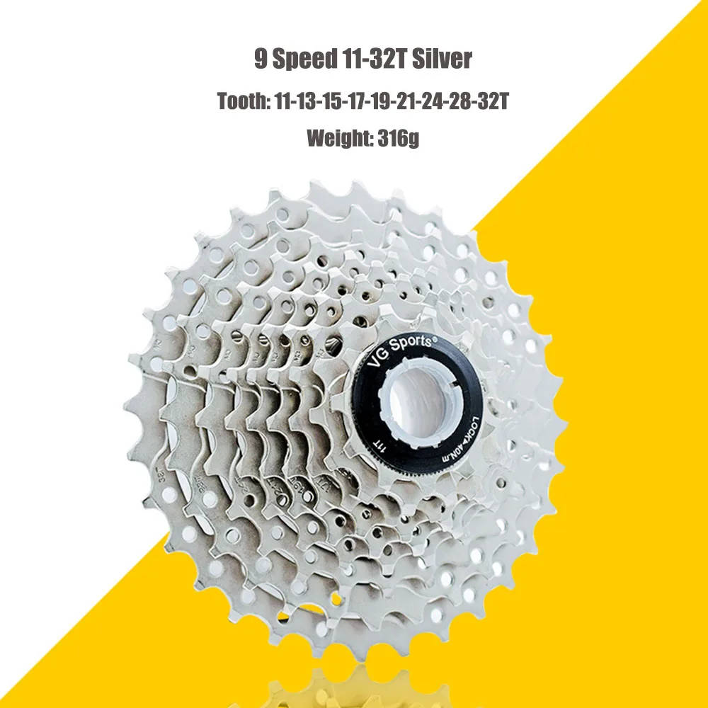 Звездочка для велосипеда Shimano Sram cdg cog 9 Velocidade 9 V 9 S 11-32 T/34 T/36 T/40 T/42 T/46 T/50 T VG Спорт