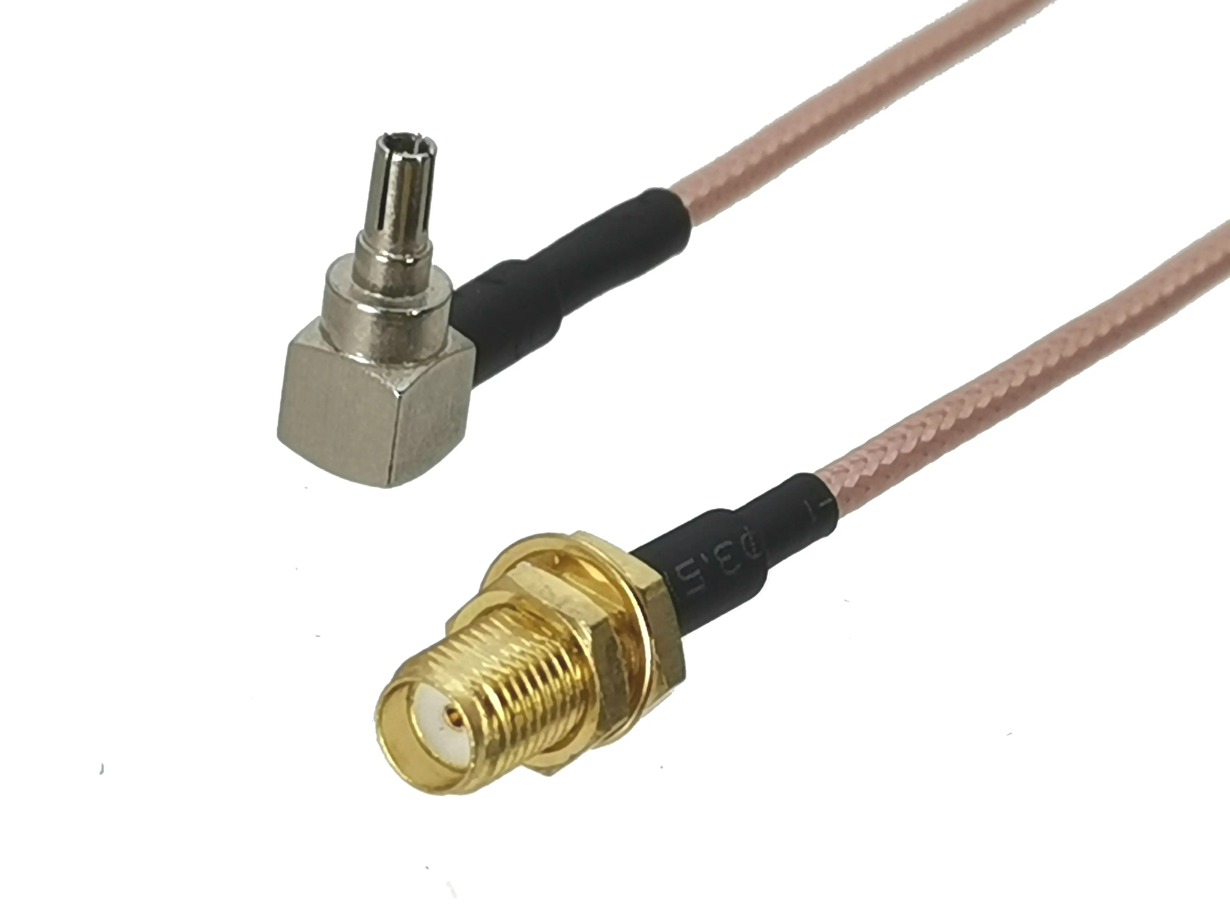 

1Pcs RG316 SMA Female Bulkhead to CRC9 Male Plug Right angle Connector RF Coaxial Jumper Pigtail Cable For USB Modem 4inch~10M