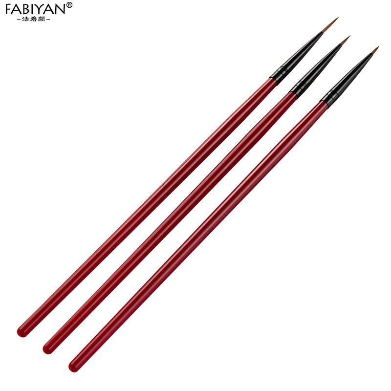 Кисть для дизайна ногтей 5/7/11 мм рисования цветка тонкий лайнер сетка ручка