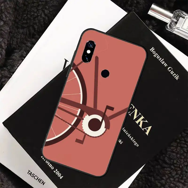 

Simple personality bicycle Phone Case For Xiaomi Redmi 7 8 9t a3Pro 9se k20 mi8 max3 lite 9 note 9s 10 pro