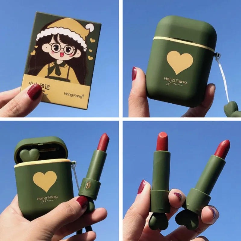 

Матовая губная помада, бархатная, длительное увлажнение водостойкая, не оставляющая следов, блеск для губ, антипригарная чашка, Косметическ...