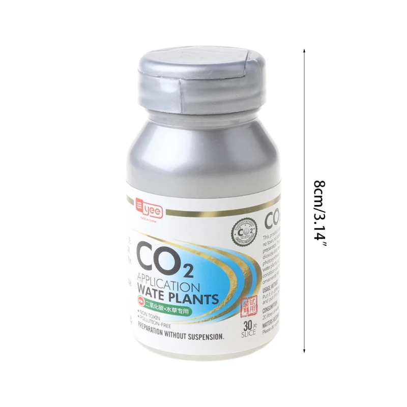 

30 Pcs Aquarium CO2 Tablets Carbon Dioxide Diffuser for Live Water Plant Grass D0AC