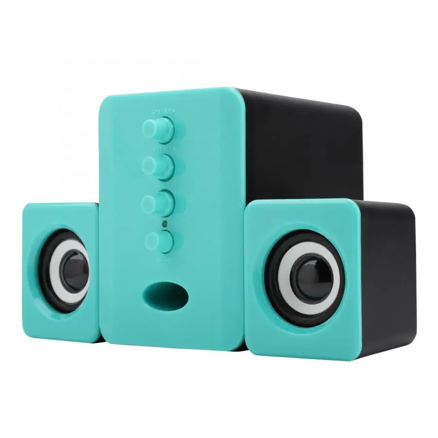 Сада D-202 Bluetooth Динамик питаемые через USB порт 5V 2 1 окружающие СТЕРЕО Bass для iPad/для