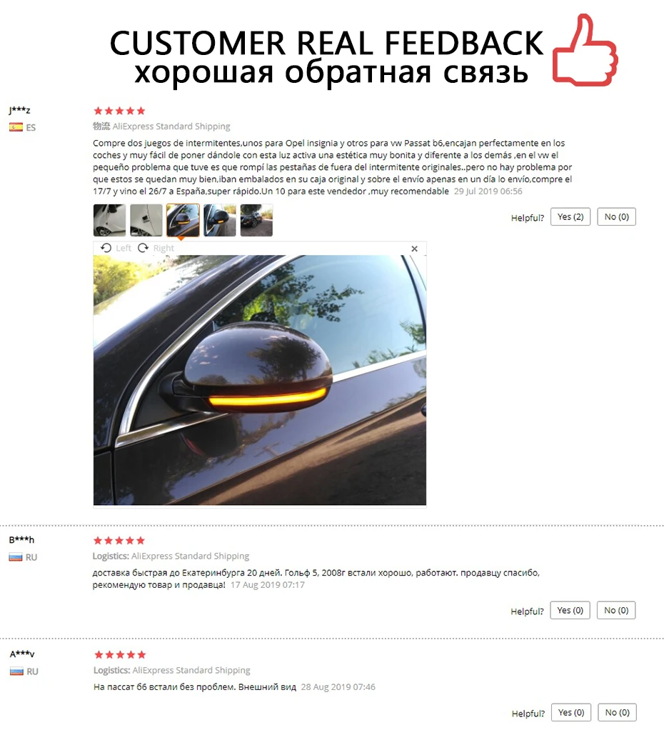 2 шт. динамический сигнал поворота светодиодный зеркало заднего вида Индикатор для зеркала мигалка дополнительный свет для Volkswagen VW GOLF 5 Jetta MK5 Passat B5.5 B6